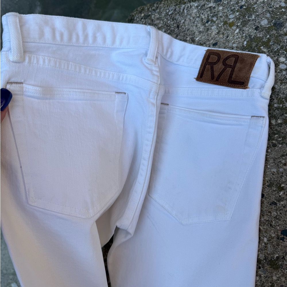 Ralph Lauren Classic White Denim Size 25 - Picture 3 of 7